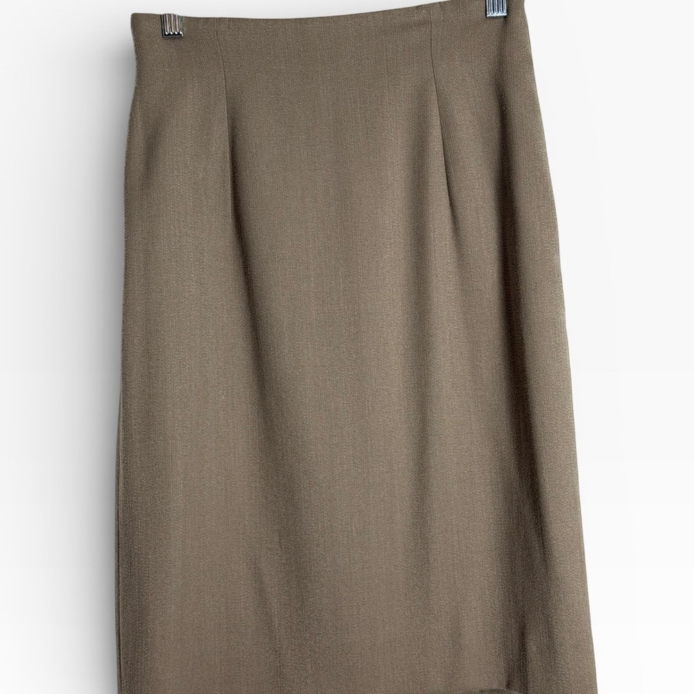 Giorgio Armani Taupe Pencil Skirt - Neutral - Office Wear - Size 8 - Picture 6 of 6